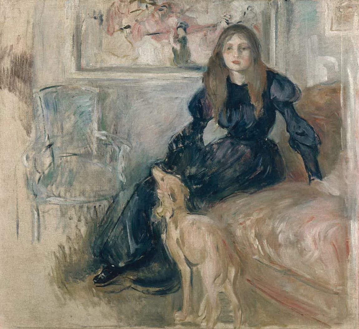 Julie Manet e il suo levriero - Musee Marmotlan Monet parigi